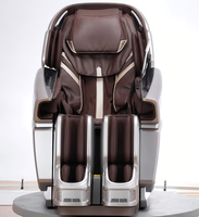 Fauteuil de massage ergonomique à gravité zéro avec piste SL, pétrissage Shiatsu, chauffage et fonction de relaxation intégrale du corps avec jambes séparées