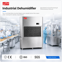 Penghilang Kelembapan Desiccant Kelas Industri Listrik Lingde Baru dengan Layar Digital, Mode Tidur, Kapasitas 498L/D, Bahan Stainless Steel