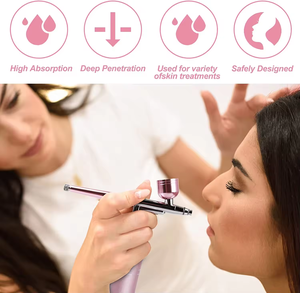 Produits phares : Kit de compresseur d'air pour aérographe, pistolet pulvérisateur nano, pour peinture DIY, tatouage, artisanat, pâtisserie, <span class=keywords><strong>manucure</strong></span> et maquillage - Product Image 3