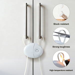 Cierres de Seguridad Ajustables de Plástico <span class=keywords><strong>para</strong></span> Refrigerador, a Prueba de Niños, Adhesivos <span class=keywords><strong>para</strong></span> Congelador, Puertas, Cajones y Armarios, Fáciles de Usar - Product Image 2