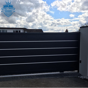 Cổng Điện Phức Hợp Đơn Giản Thiết Kế Cổng Chính Nhà Vườn Cổng Nhôm Trượt Lối Vào Cửa Ra Vào Cho Gia Đình - Product Image 5