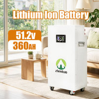 Batterie LiFePO4 15 kWh pour toute la maison, 48 V 300 Ah, armoire compacte, solaire résidentiel, IP54, moniteur Bluetooth intérieur, garantie