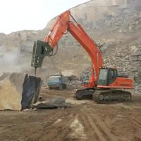 RIBETTER - Martillo Hidráulico para Excavadora, Rompedor de Rocas, Silencioso, para Excavadoras de 0.5-100t