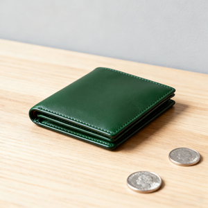 Portafogli in pelle con fiore in alta qualità Custom di fabbrica portafogli Bifold in pelle <span class=keywords><strong>verde</strong></span> Premium <span class=keywords><strong>portafoglio</strong></span> da <span class=keywords><strong>uomo</strong></span> con fermasoldi - Product Image 3