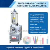 Distributeur de crème de remplissage liquide pour fond de teint COSMATI, couleur unique, perle, lotion, motif 3D, machine de remplissage cosmétique fantaisie