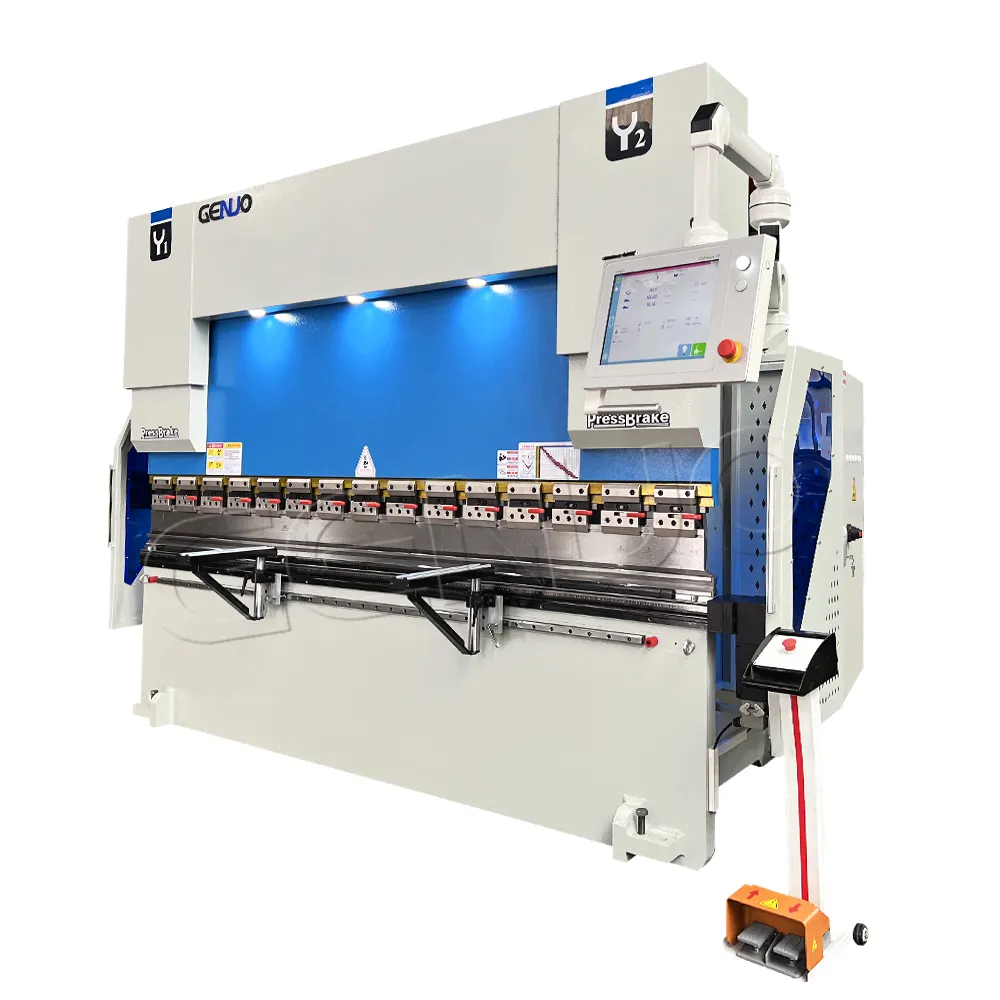 Tp10 system cnc 6mm thickness 10 feet press brake machine  sheet metal cutting and bending machine