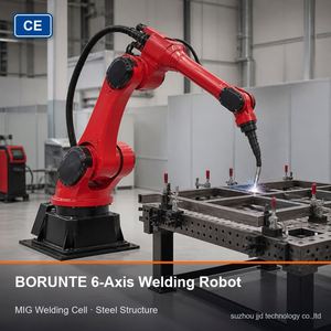 Robot de Soldadura Industrial BORUNTE, Robot de Soldadura MIG de 6 Ejes, Cobot de Soldadura con Alcance de 1.85M y Carga Útil de 20KG para Soldadura de Estructuras de Acero - Product Image 1