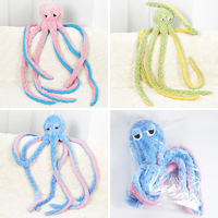 Jouets pour chiens en peluche interactifs et sonores en forme de pieuvre mignonne, 1m de long, pour le divertissement, le soulagement du stress et l'occupation des chiens - Vente en gros
