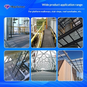 Galvanized Metal <strong>Grating</strong> G325/30/50, Silver Finish, for Sewer Drain Cover, Factory Floor, and <strong>Stair</strong> <strong>Tread</strong> Applications - Product Image 2