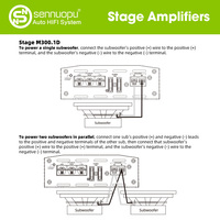 Sennuopu Classe D Amplificateur audio de voiture Processeur audio Dsp Amplificateur monobloc Amplificateur de voiture 600W Universel Usilitel Sound Car Mono