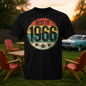 Camiseta Best Of 1966, regalo de cumpleaños número 59 para hombres y mujeres - Product Image 3