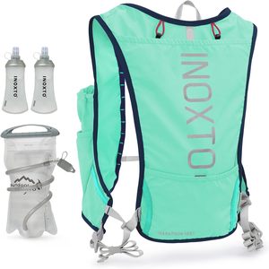 Chaleco de Hidratación Reflectante para Correr con Porta Teléfono y Botella de Hidratación de 500 ml, Material Transpirable para Hombre, Mochila de Pecho - Product Image 2