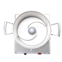 Hachoir électrique professionnel, machine de découpe pour aliments, légumes, viande, haricots, utilisation commerciale, 5l/7l/10l/15l