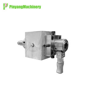 핀양 핫셀링 압출기 수동 조정 센터 크로스 헤드 70 + 50mm 이중 나사 압출 라인 크로스 헤드 - Product Image 4