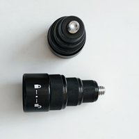 Piezas para Selfie Stick, Bloqueo Telescópico, Tornillo de 1/4 de Pulgada, Perilla de Bloqueo, Aleación de Aluminio, Universal, Compatible