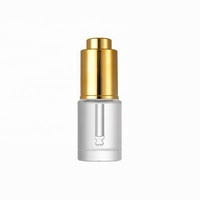 Venta al por Mayor de Fabricantes: Botellas de Vidrio Esmerilado Transparente con Gotero para Aceites Esenciales de 10ml, 20ml, 30ml y 50ml