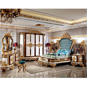 Royal Maharaja High <b>Back</b> <b>Bed</b> & Bedroom Furniture Premium Teak Wooden <b>Bed</b> Furniture <b>Bed</b> Dresser Wardrobe Side Stools <b>For</b> USA - Product Image 1