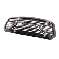 Grille + coque Big Horn noir brillant emballée, compatible avec Dodge Ram 1500 2013-2018