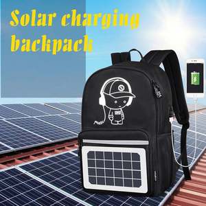 Free Sample High Quality <b>Waterproof</b> Solar Power <b>Back</b> <b>Pack</b> with Solar Panel School Bag Backpack - Product Image 2