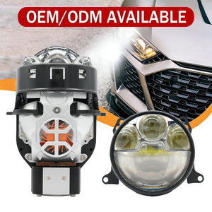 Projecteur <span class=keywords><strong>LED</strong></span> triple laser G-View, lentille de projecteur <span class=keywords><strong>LED</strong></span> 3,0 pouces, haute luminosité, phare bi-<span class=keywords><strong>LED</strong></span>, double ventilateur de refroidissement, rénovation sans perte, lampes de voiture - Product Image 1