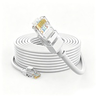 Câble réseau Ethernet Cat6 UTP RJ45 CCA, 1m-3m-10m-50m, plaqué or, compatible PoE, testé pour caméras IP CCTV et centres de données