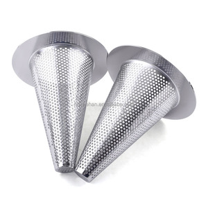 Filtre à tuyau horizontal <span class=keywords><strong>conique</strong></span> en acier inoxydable 304 316 personnalisé, filtres coniques temporaires industriels, nouvelle pompe de filtration liquide - Product Image 1