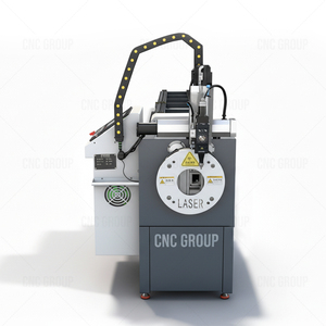เครื่องตัดท่อไฟเบอร์เลเซอร์ดิจิตอลอัตโนมัติขนาดเล็ก 1500W ระบายความร้อนด้วยน้ำ หัวจับแบบลม สำหรับสแตนเลสและอะลูมิเนียม - Product Image 6