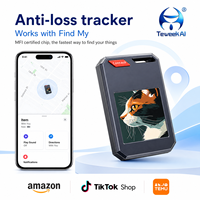 Tarjeta de Información NFC con Pantalla de Tinta Electrónica para Localizador de Estilo, Compatible con iOS, Llavero, Localizador de Mascotas, Grabación de Audio