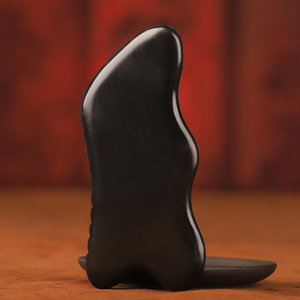 Benutzer definierte natürliche Bian Stein Gua Sha Kamm Rand Anti-Aging Schönheit Hautpflege Jade Guasha Si Bin Bian Stein Kratz <span class=keywords><strong>massage</strong></span> Stein - Product Image 4