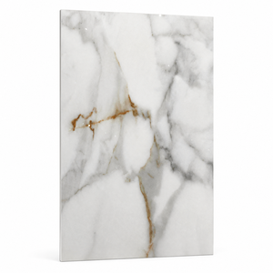 Lastra in Gres Porcellanato Sinterizzato di Lusso Effetto Marmo MESH FISH BELLY GOLD, Grande Formato, Dimensioni Personalizzabili, per Rivestimenti a Parete e Pavimenti di Ville - Product Image 1