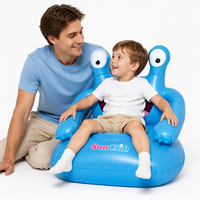Canapé gonflable portable et pliable pour enfants, en PVC, pour usage intérieur