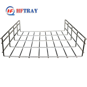 Customized Industrial Heavy-Duty Galvanized Steel Wire <b>Mesh</b> Cable Tray <b>Basket</b> Channel Design High Capacity for Construction Use - Product Image 3