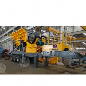 Nuovo 2023 Track Stone Screen Crusher Plant China Combination Mobile Pe 150 x250 Model Jaw Crusher con motore