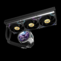 Refroidisseur liquide pour processeur d'ordinateur LX800 PRO ARGB avec ventilateur de refroidissement à roulement fluide 3200 RPM 115.32CFM