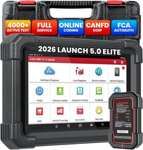 Outils de diagnostic automobile LAUNCH X431 <span class=keywords><strong>PRO</strong></span> <span class=keywords><strong>TT</strong></span> avec DBScar VII VCI CAN FD, scanner OBD2, 36+ fonctions de réinitialisation et de codage, PK X-431 V - Product Image 3