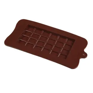 Break-Apart Chocolate Molds Silicone Chocolate Bar Sweet Molds Hot Chocolate  Energy Bar Moulds Rectangle Baking Silicone Bakeware Molds Pack of 2