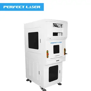 Perfect Laser New Type Enclosed Stainless Steel Etching with Full Enclosed Metal Fiber Laser Marking Machine Cabinet