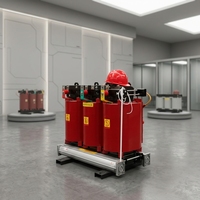 Transformateur sec Nachuan SCB-250/33, sortie 400V, IP20-IP43, boîtier en acier inoxydable, construction entièrement scellée