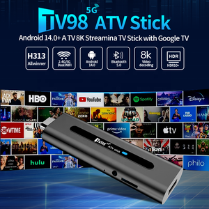 Dispositivo de Streaming Allwinner H313 IPTV Dongle 8K, Internet OTT, USB Inteligente, WiFi Dual 5G Potente, Android 14 Pro Premium, Fire TV Stick - Product Image 1