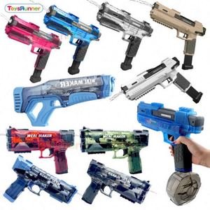 Pistola de Agua Eléctrica de Juguete con Funda, Alta Presión, Automática, para Niños, Carga USB, Plástico ABS, Capacidad de 1000 ml - Product Image 1