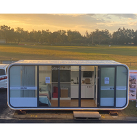 Maison mobile modulaire de luxe Conteneur d'expédition en acier préfabriqué portable pour hôtel Vente bon marché