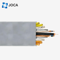 Câble plat flexible pour ascenseur avec câble en acier, câble coaxial intégré pour réseau CCTV TVVB H05VVH6-F 300/500V