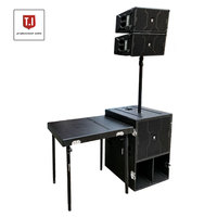 Sistema de Sonido Profesional Line Array de Alto Rendimiento con Carcasa de Madera de 800W para Conciertos y Eventos Impactantes