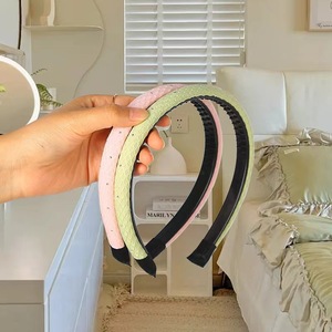 Diadema de tela estilo coreano con lazo, colores mixtos, lentejuelas, accesorio para el cabello de regalo para niños - Product Image 3