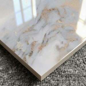 批发陶瓷地砖 60x120 60x120 抛光白金大理石地砖，适用于客厅地板 - Product Image 2
