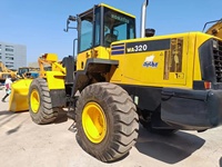 Chargeur frontal Komatsu WA320 d'occasion à vendre Capacité de 10 tonnes Chargeuses sur pneus d'occasion WA100 WA120 WA380 WA470 Series