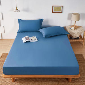 Juego de sábanas de microfibra personalizado moderno impermeable antiestático usable tamaño Queen King botella de <span class=keywords><strong>plástico</strong></span> reciclado colchas - Product Image 5