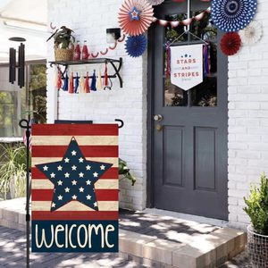 RABUSOFA 4th of July Double Sided <b>Garden</b> <b>Flag</b> 12x18 Inch Nylon Polyester with Digital Printing for Use Fiberglass Flagpole - Product Image 2