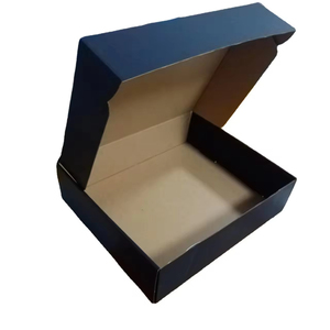 Boîte en carton ondulé recyclable pour petites entreprises, emballage cadeau portable avec logo pour chaussures, envoi postal, matériaux recyclés - Product Image 6