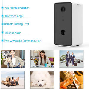 Bestseller Luxus Smart Treat Tossing Auto Tiernahrung spender App Control Katzen spielzeug Feeder Kamera Pet Treat Dispenser - Product Image 2